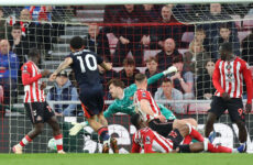 PREMIER LEAGUE : SUNDERLAND VS NOTTINGHAM FOREST – 24/04/22026  (PHOTO – MORGAN GIBBS-WHITE SCORES FOR FOREST)