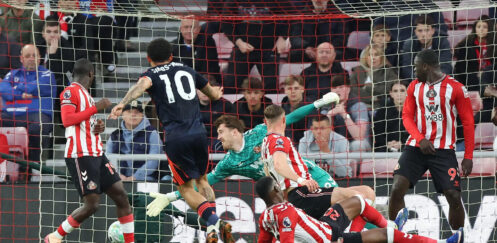PREMIER LEAGUE : SUNDERLAND VS NOTTINGHAM FOREST – 24/04/22026  (PHOTO – MORGAN GIBBS-WHITE SCORES FOR FOREST)