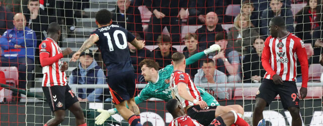 PREMIER LEAGUE : SUNDERLAND VS NOTTINGHAM FOREST – 24/04/22026  (PHOTO – MORGAN GIBBS-WHITE SCORES FOR FOREST)