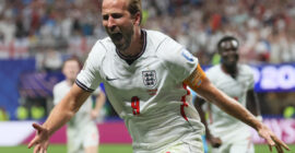 FIFA WORLD CUP :  ENGLAND VS DR CONGO – 01/07/2026  (PHOTO – “HARRY THE HERO” KANE CELEBRATES)
