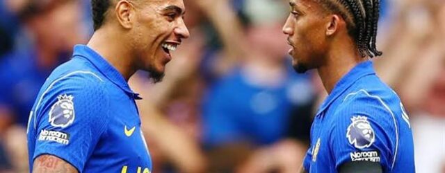 PREMIER LEAGUE : SUNDAY – 30/08/2026  (PHOTO – MORGAN ROGERS & JOAO PEDRO CELEBRATE)