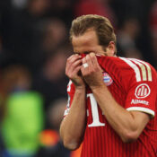 UEFA CHAMPIONS LEAGUE : BAYERN MUNICH VS PSG – 06/05/2026  (PHOTO – HARRY KANE WAS EMOTIONAL AT THE END OF THE MATCH)