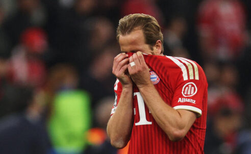 UEFA CHAMPIONS LEAGUE : BAYERN MUNICH VS PSG – 06/05/2026  (PHOTO – HARRY KANE WAS EMOTIONAL AT THE END OF THE MATCH)