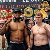 Another Chance To Look Back To The Time When Anthony Joshua Fought Alexander Povetkin – But Each Showed The Utmost Respect For One Another -The Minute The Fighting Stopped…