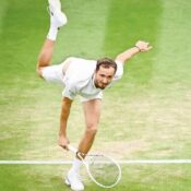 MORE OUTSTANDING TENNIS FROM WIMBLEDON 2023  (PHOTO – DANIIL MEDVEDEV)