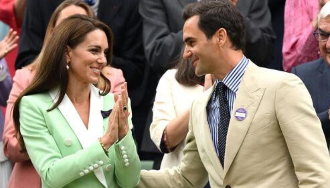 ANOTHER LOOK BACK AT WHEN THE PRINCESS OF WALES VISITED WIMBLEDON ON THE SECOND DAY