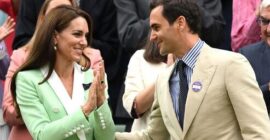 ANOTHER LOOK BACK AT WHEN THE PRINCESS OF WALES VISITED WIMBLEDON ON THE SECOND DAY