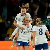 FIFA WOMEN’S WORLD CUP 2023 – THE LIONESSES BID ‘ADIOS’ TO COLOMBIA BEATING THEM 2 – 1 IN THE QUARTER FINALS -12/08/2023