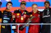 CARLOS SAINZ WINS THE SINGAPORE GRAND PRIX 2023  (ON THE PODIUM WITH LANDO NORRIS, LEWIS HAMILTON AND FRED VASSEUR)