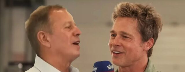 View Martin Brundle’s Interview With Brad Pitt About His Forthcoming F1 Film At The Silverstone Grand Prix