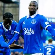 PREMIER LEAGUE : 10/12/2023  (PHOTO – ABDOULAYE DOUCOURE SCORED THE FIRST GOAL FOR EVERTON YESTERDAY)