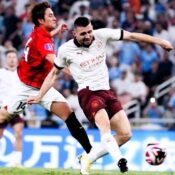 FIFA CLUB WORLD CUP:  URAWA RED DIAMONDS VS MANCHESTER CITY  (PHOTO – MAN CITY VS RED DIAMONDS)