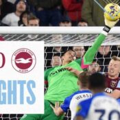 PREMIER LEAGUE : WEST HAM UNITED VS BRIGHTON AND HOVE ALBION – 02/01/2024 (PHOTO – AREOLA SAVES ANOTHER GOAL)