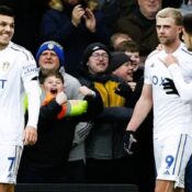 CHAMPIONSHIP : LEEDS UNITED VS PRESTON NORTH END – 21/01/2024  (PHOTO – LEEDS UNITED CELEBRATE)