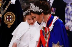 CATHERINE AND CHARLOTTE WEAR BEAUTIFUL TIARAS AT THE CORONATION