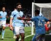 PREMIER LEAGUE – 11/05/2024  (PHOTO – GVARDIOL, FODEN AND MAN CITY CELEBRATE)