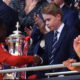 FA CUP FINAL : MANCHESTER UNITED VS MANCHESTER CITY – 25/05/2024   (PHOTO – PRINCE GEORGE CONGRATULATES KOBBIE MAINOO)