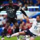 SOCCER AID FOR UNICEF 2024  (PHOTO – “THE AUDACITY” – DANNY DYER TACKLES USAIN BOLT 🤣)