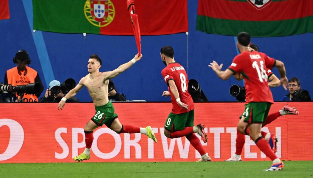 EUROS 2024 – 18/06/2024  (PHOTO – PORTUGAL’S CONCEICAO’S CELEBRATES)