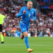 INTERNATIONAL FRIENDLY : ENGLAND VS ICELAND – 07/06/2024  (PHOTO – THORSTEINSSON CELEBRATES)