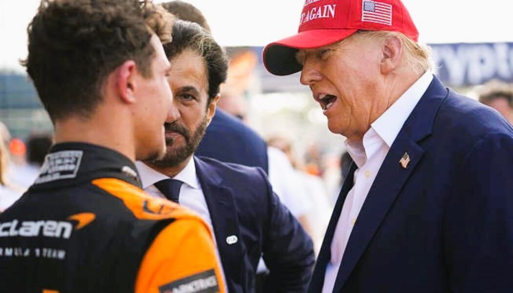 HIGHLIGHTS OF THE MIAMI GRAND PRIX 2024  (PHOTO – DONALD TRUMP CONGRATULATES LANDO NORRIS ON HIS FIRST F1 WIN)