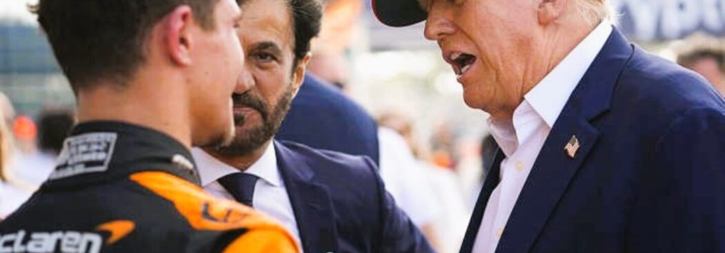 HIGHLIGHTS OF THE MIAMI GRAND PRIX 2024  (PHOTO – DONALD TRUMP CONGRATULATES LANDO NORRIS ON HIS FIRST F1 WIN)