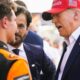 HIGHLIGHTS OF THE MIAMI GRAND PRIX 2024  (PHOTO – DONALD TRUMP CONGRATULATES LANDO NORRIS ON HIS FIRST F1 WIN)