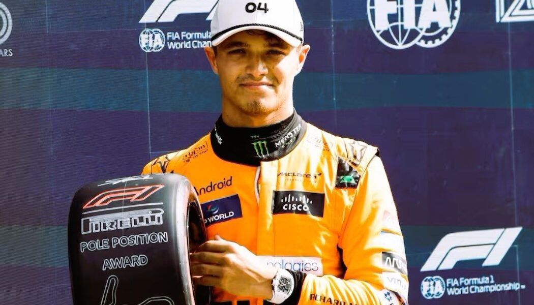 LANDO NORRIS WINS POLE POSITION AT THE DUTCH GRAND PRIX QUALIFYING!