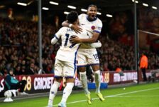 PREMIER LEAGUE : SATURDAY – 14/09/2024  (PHOTO – NKUNKU AND SANCHO CELEBRATE)