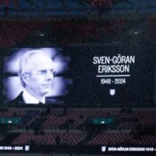 “LIFE IS ALWAYS, ALWAYS TO BE CELEBRATED”  SVEN-GORAN ERIKSSON