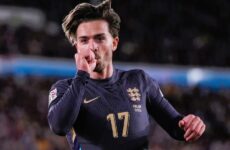 UEFA NATIONS LEAGUE : FINLAND VS ENGLAND – 13/10/2024  (PHOTO – JACK GREALISH CELEBRATES SCORING – AND BECOMING A DAD!)