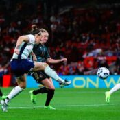 WOMEN’S INTERNATIONAL FRIENDLY : ENGLAND VS GERMANY – 25/10/2024  (PHOTO – LUCY BRONZE SCORES)