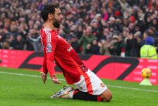 PREMIER LEAGUE : SUNDAY – 10/11/2024  (PHOTO – BRUNO FERNANDES CELEBRATES)