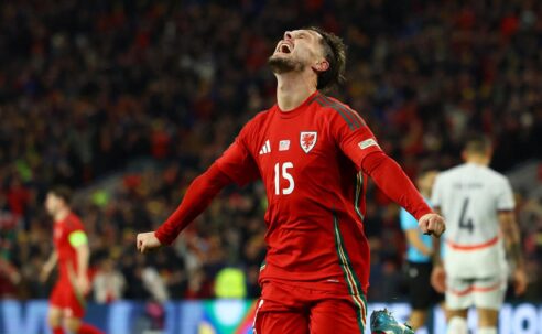 UEFA NATIONS LEAGUE : TUESDAY – 19/11/2024  (PHOTO – LIAM CULLEN CELEBRATES SCORING A BRACE!)