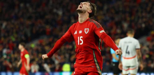 UEFA NATIONS LEAGUE : TUESDAY – 19/11/2024  (PHOTO – LIAM CULLEN CELEBRATES SCORING A BRACE!)