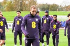 JUDE BELLINGHAM AND HARRY KANE TRAIN AHEAD OF GREECE TIE