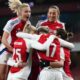 UEFA WOMEN’S CHAMPIONS LEAGUE : THURSDAY – 21/11/2024  (PHOTO – ARSENAL LADIES CELEBRATE)