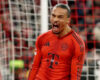 GERMAN BUNDESLIGA : FRIDAY – 20/12/2024  (PHOTO – LEROY SANE CELEBRATES)