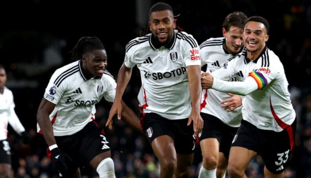 PREMIER LEAGUE : THURSDAY – 05/12/2024  (PHOTO – ALEX IWOBI AND FULHAM CELEBRATE!)