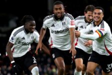 PREMIER LEAGUE : THURSDAY – 05/12/2024  (PHOTO – ALEX IWOBI AND FULHAM CELEBRATE!)