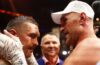 ANOTHER LOOK AT THE TYSON FURY VS OLEKSANDR USYK MATCH – 18/05/2024  (PHOTO – GAME RESPECTS GAME FOLLOWING THE FURY VS USYK MATCH LAST TIME)