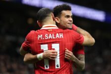 PREMIER LEAGUE : SUNDAY – 22/12/2024  (PHOTO – MO SALAH CELEBRATES)