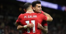 PREMIER LEAGUE : SUNDAY – 22/12/2024  (PHOTO – MO SALAH CELEBRATES)