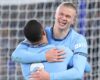 PREMIER LEAGUE : SUNDAY – 29/12/2024  (PHOTO – HAALAND AND WALKER CELEBRATE)