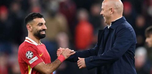 HIGHLIGHTS OF THE PREMIER LEAGUE ON 01/12/2024  (PHOTO – MO SALAH AND ARNE SLOT CELEBRATE)