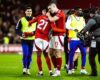 PREMIER LEAGUE : SATURDAY – 14/12/2024  (PHOTO – ANTHONY ELANGA AND NIKOLA MILENKOVIC CELEBRATE)