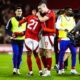 PREMIER LEAGUE : SATURDAY – 14/12/2024  (PHOTO – ANTHONY ELANGA AND NIKOLA MILENKOVIC CELEBRATE)