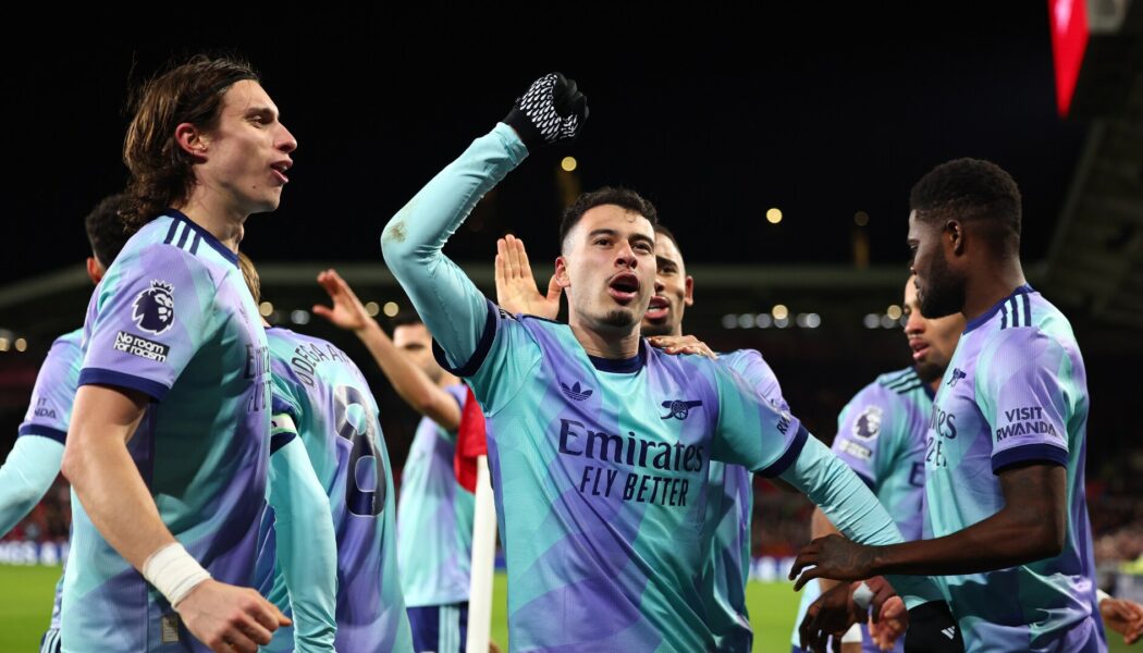 PREMIER LEAGUE : WEDNESDAY – 01/01/2025  (PHOTO – MARTINELLI AND ARSENAL CELEBRATE)