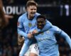 FA CUP THIRD ROUND :  MAN CITY VS SALFORD CITY – SATURDAY (11/01/2025)   (PHOTO – DIVIN MUBAMA AND JAMES MCATEE CELEBRATE)