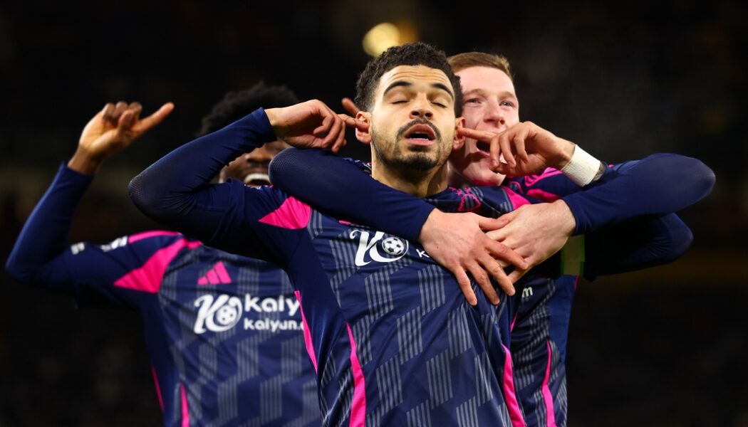 PREMIER LEAGUE : MONDAY – 06/01/2025  (PHOTO – MORGAN GIBBS-WHITE CELEBRATES)